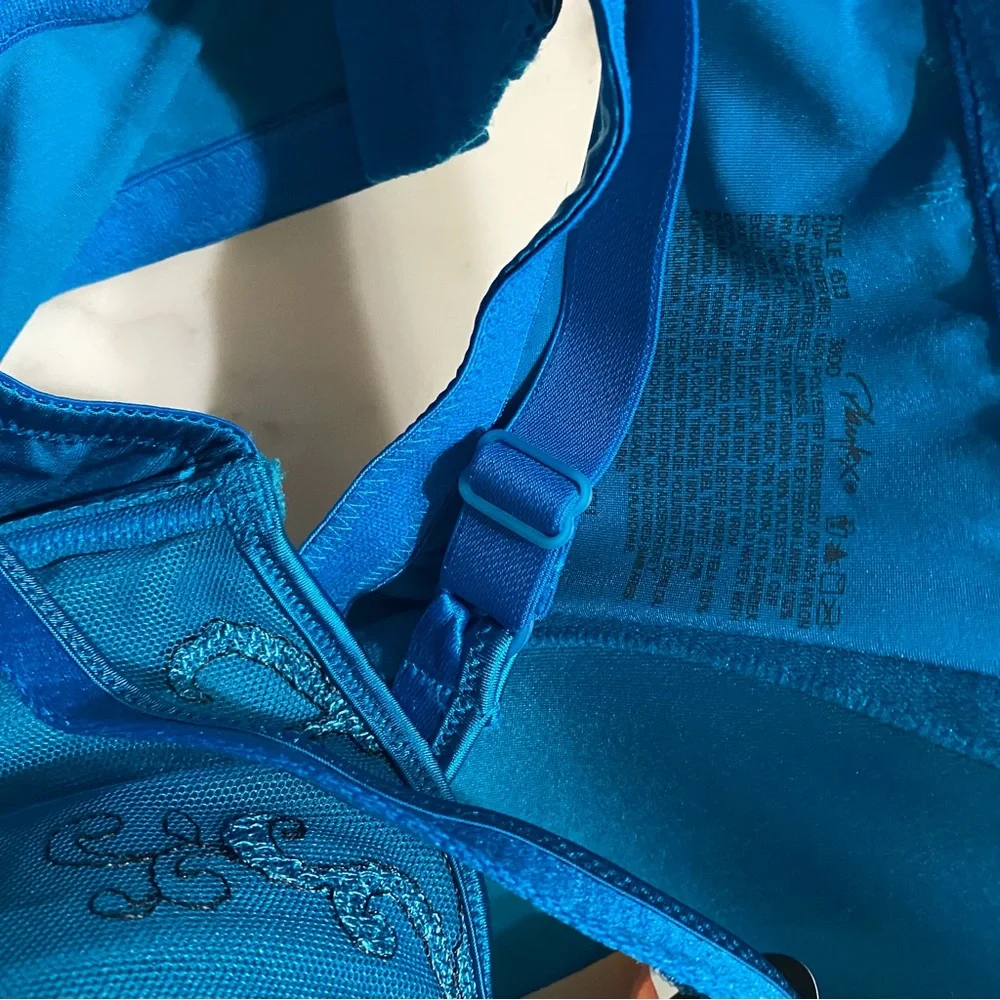 Playtex Teal Blue Lace Underwire‎ Women's Bra